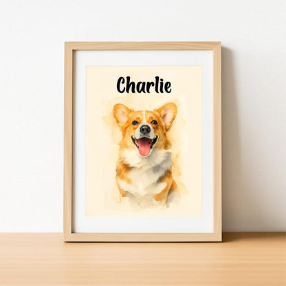 Personalized Dog Artwork from Your Pet's Photo