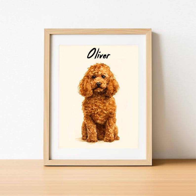 Personalized Dog Artwork from Your Pet's Photo