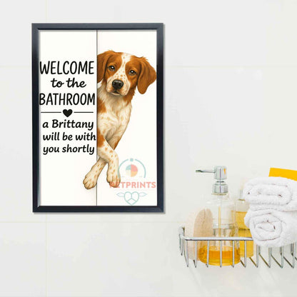Brittany Bathroom Poster | welcome to the bathroom
