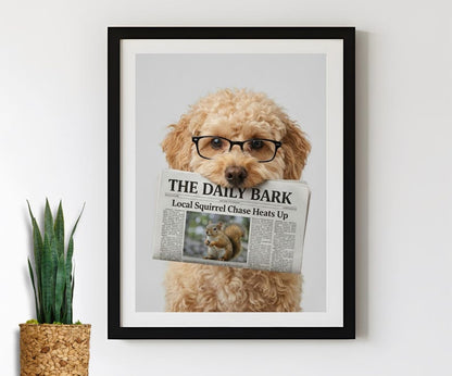 Custom Dog Bathroom Portraits (Set of 4) – Funny Dog Spa Prints - digital file